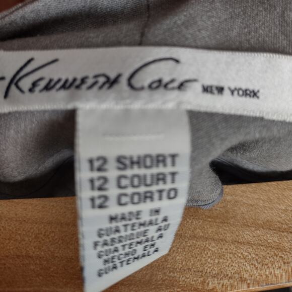 Kenneth Cole Women Amanda Pant Heather Gray Dress Slacks Size 12 Short - Picture 4 of 15